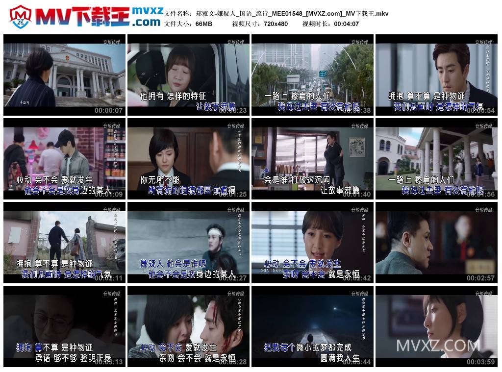 郑雅文-嫌疑人_国语_流行_MEE01548